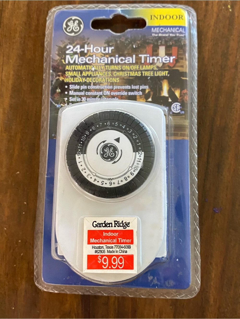 GE 24-Hr Mechanical Timer White/Black Indoor Plug-In Timer Garden Ridge Pottery